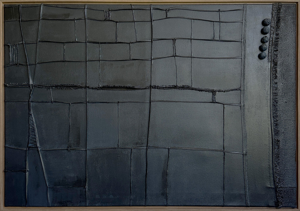 Painting by Nicole Anastas titled "Inked II" - 2.