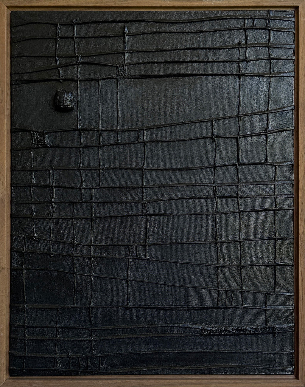 Painting by Nicole Anastas titled "Inked III" - 2.