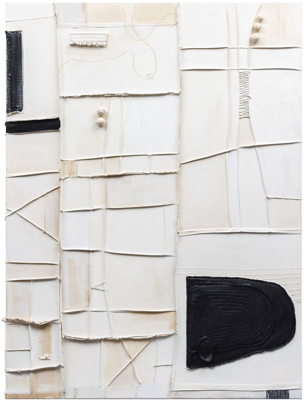 Painting by Nicole Anastas titled "Ruins" - 2.