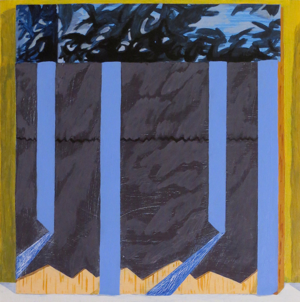 Painting by Nina Bellucci titled "Divided, We Still Stand" - 2.