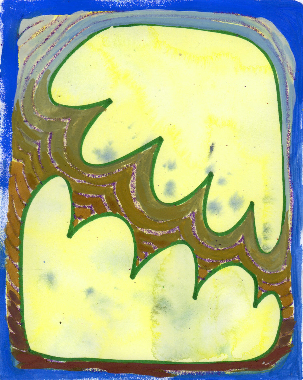 Painting by Nina Bellucci titled "Inside Out 15" - 2.