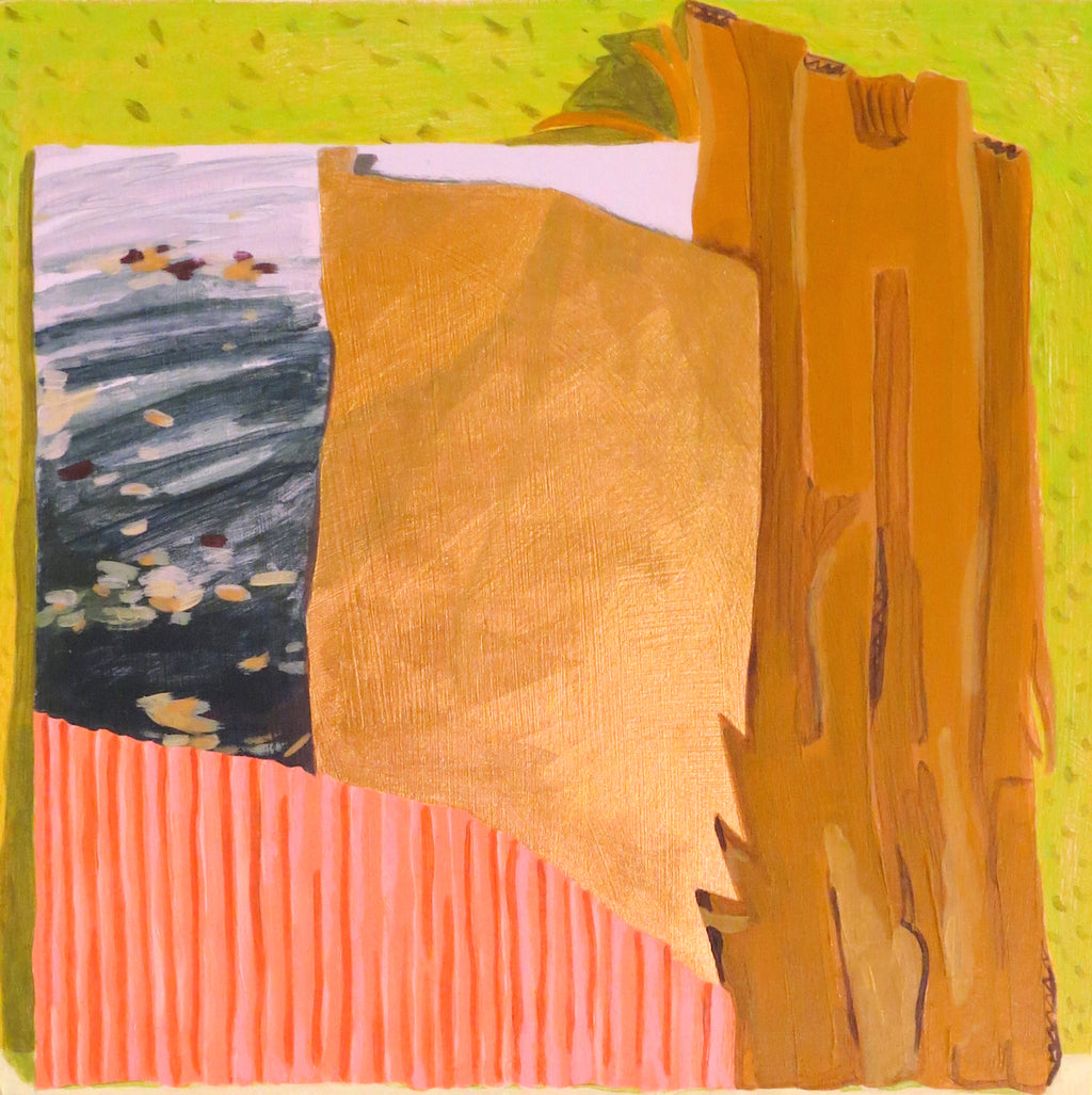 Painting by Nina Bellucci titled "Interception of Waves" - 2.