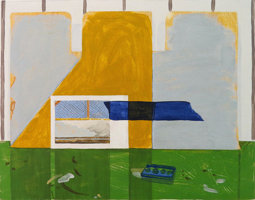 Painting by Nina Bellucci titled "Reflection/Projection" - 2.