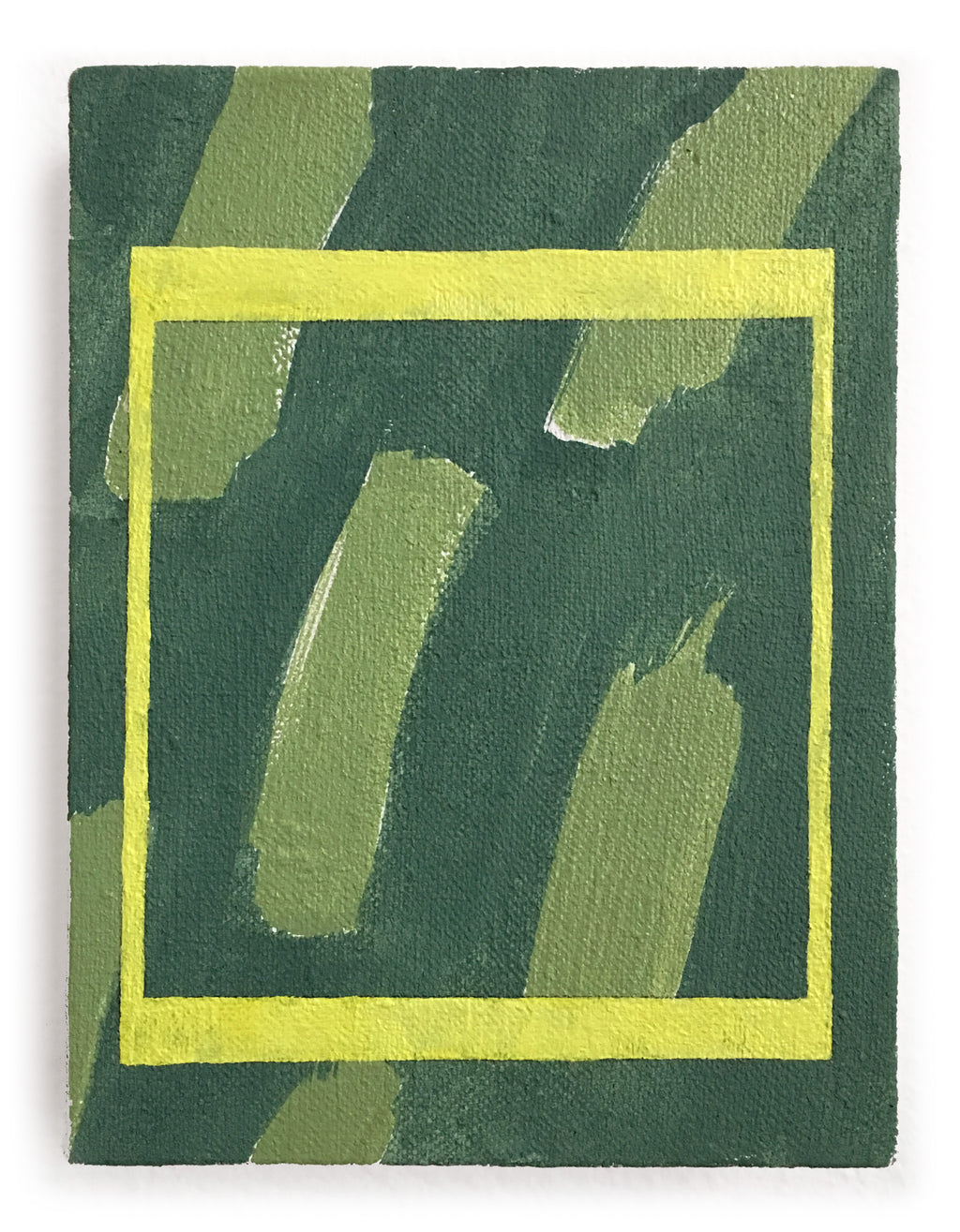 Painting by Jessica Simorte titled "Office/Forrest" - 2.