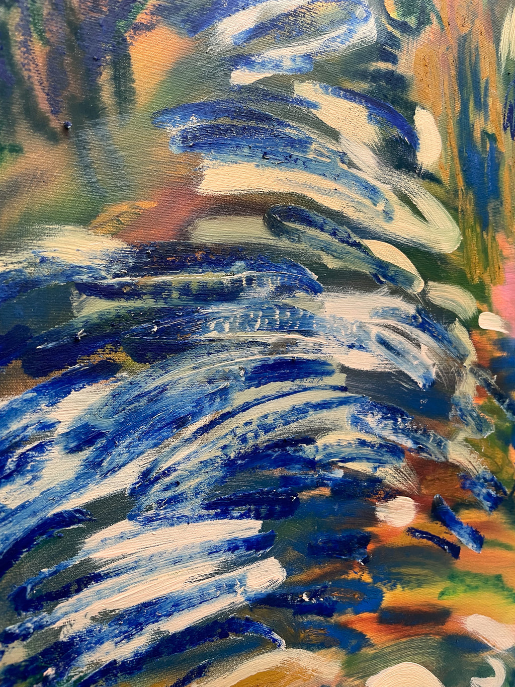 Painting by Olivia Botha titled "Die droogte van 'n woestyn" - 4.