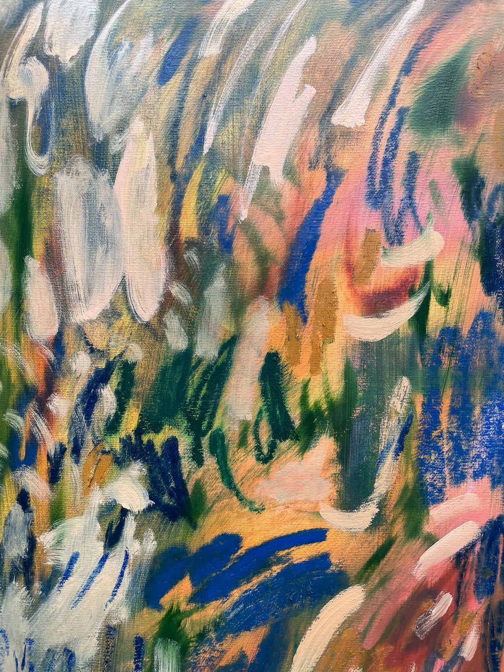 Painting by Olivia Botha titled "Die droogte van 'n woestyn" - 6.