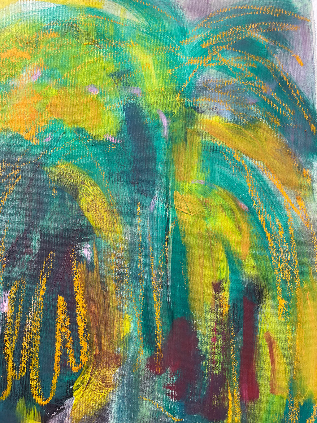 Painting by Olivia Botha titled "Like a wave it rushes in" - 8.