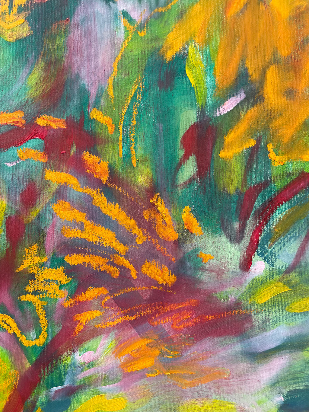 Painting by Olivia Botha titled "Like a wave it rushes in" - 9.