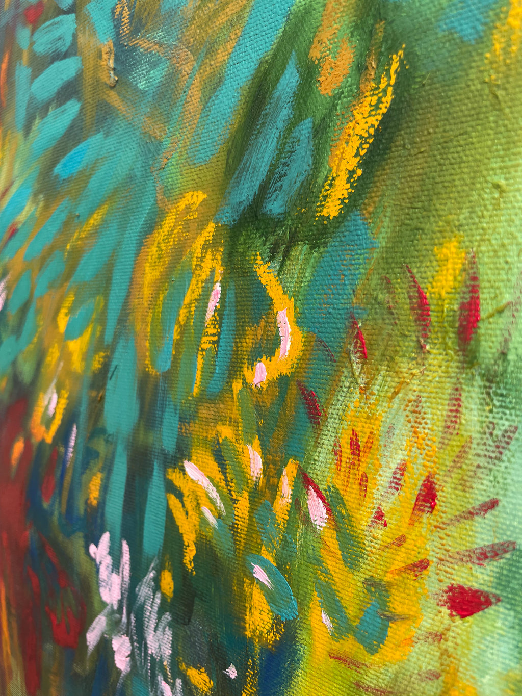 Painting by Olivia Botha titled "Slow & Steady" - 3.