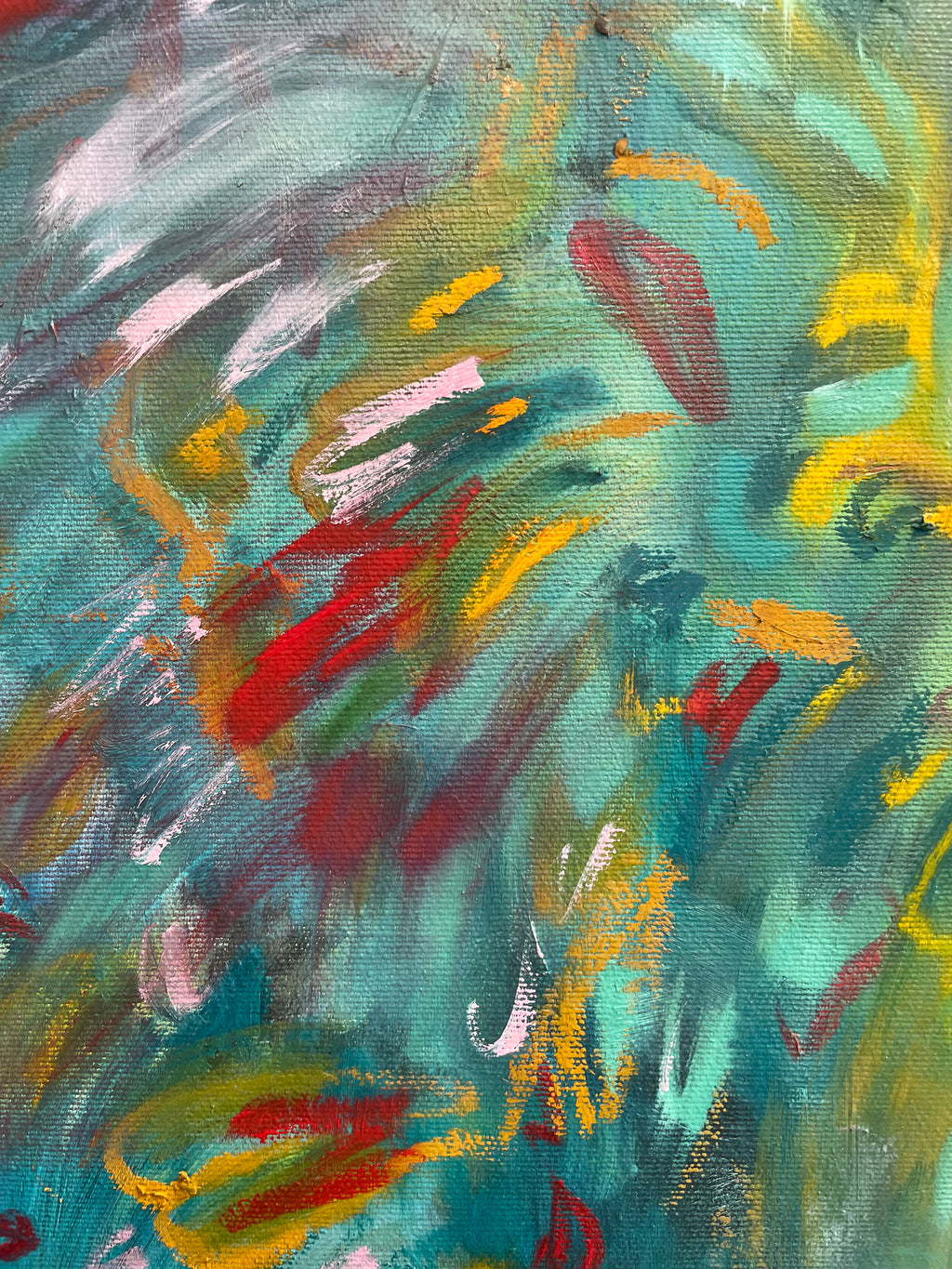 Painting by Olivia Botha titled "Slow & Steady" - 5.