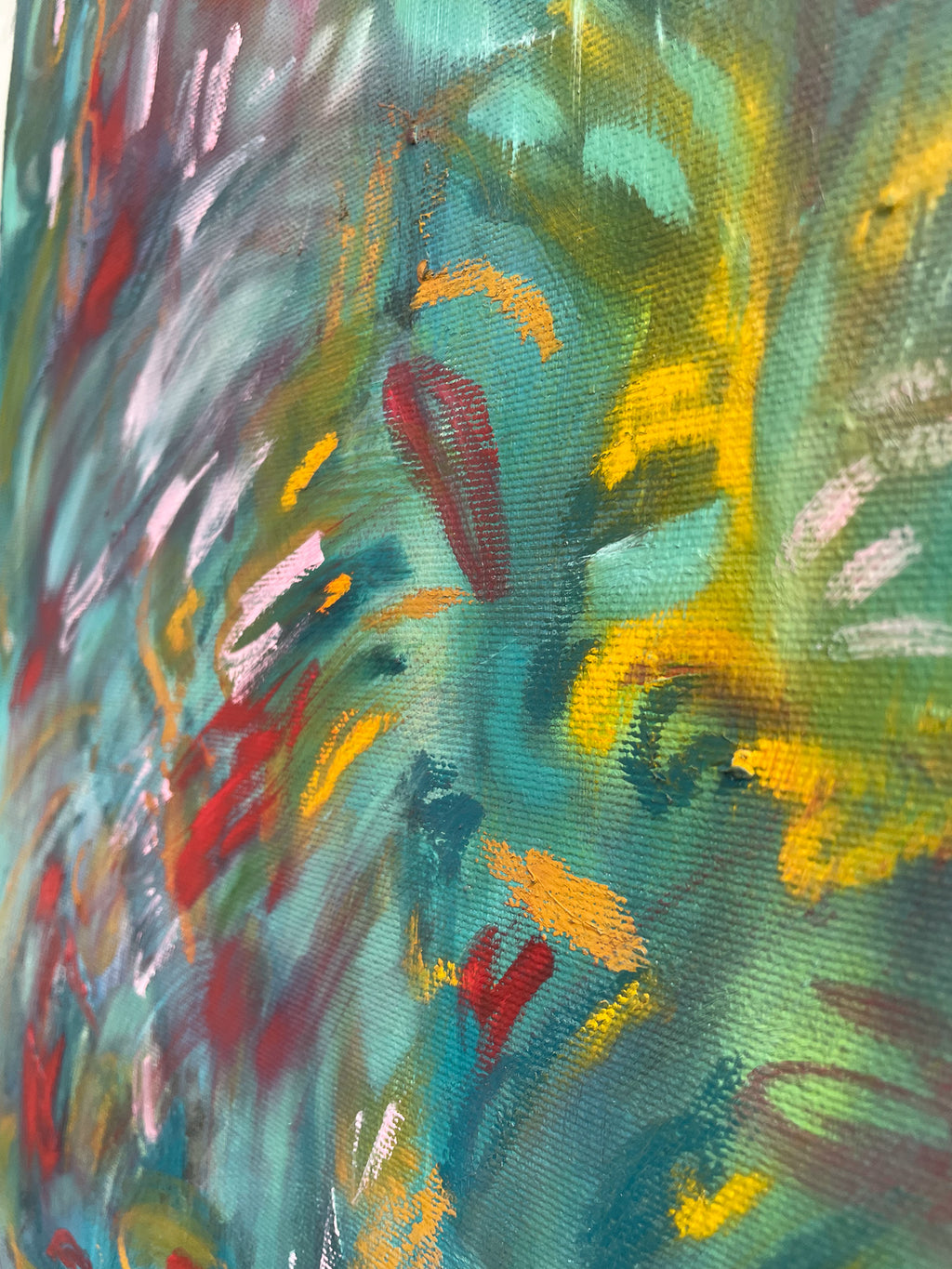 Painting by Olivia Botha titled "Slow & Steady" - 6.