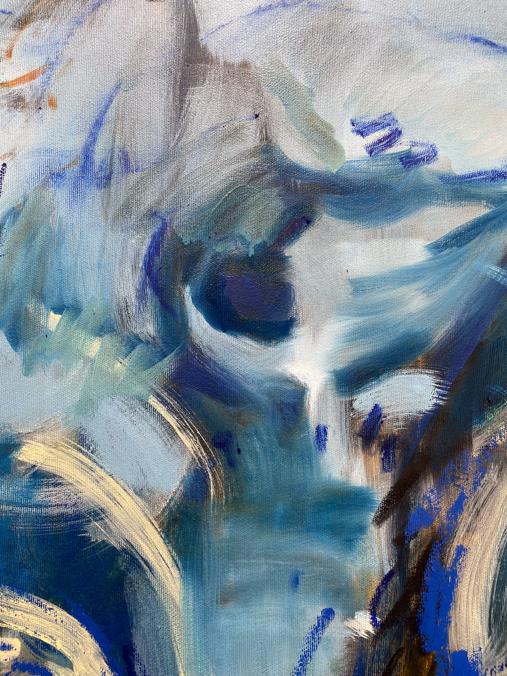 Painting by Olivia Botha titled "Twisting & Turning" - 6.