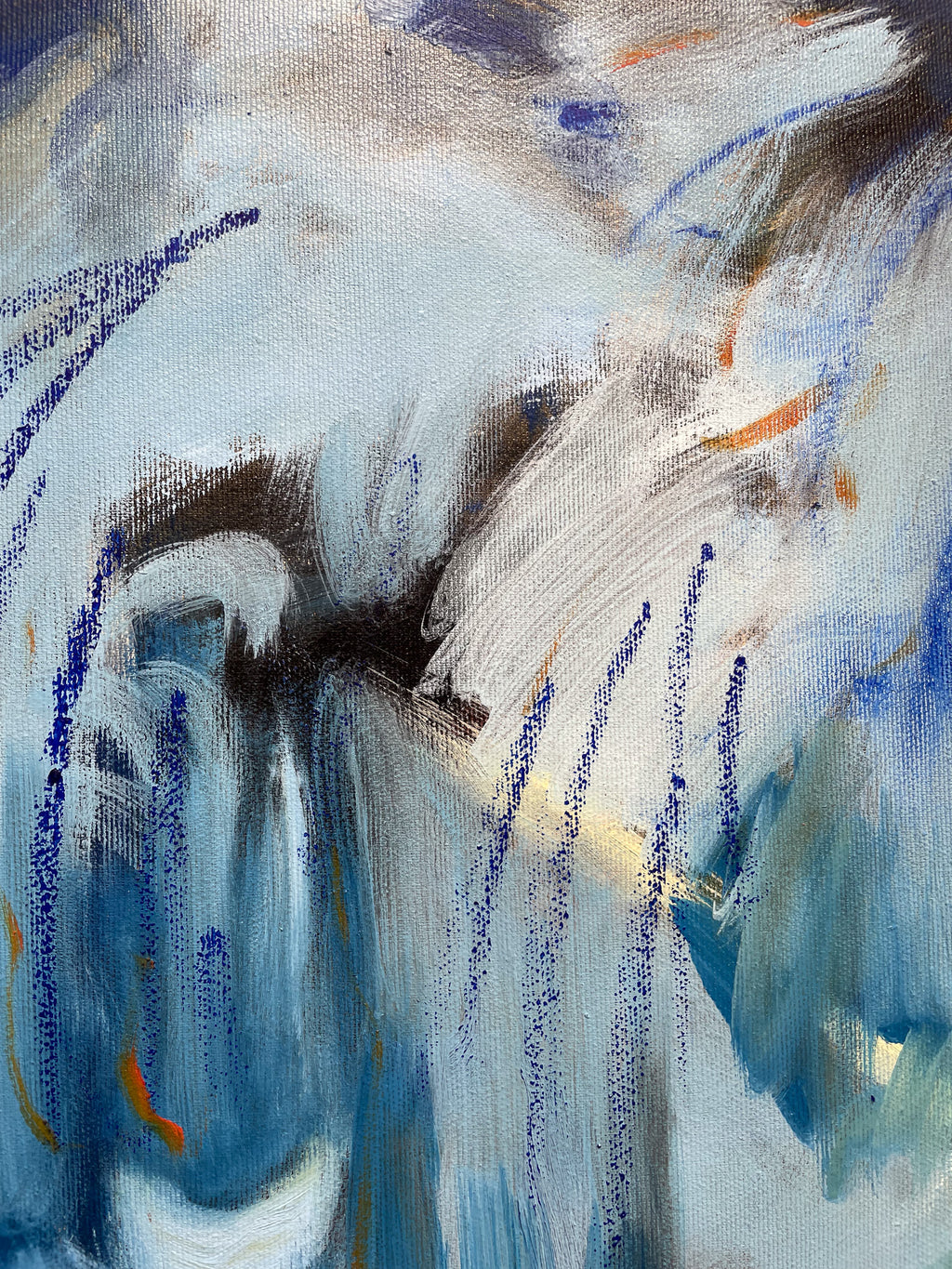 Painting by Olivia Botha titled "Twisting & Turning" - 7.