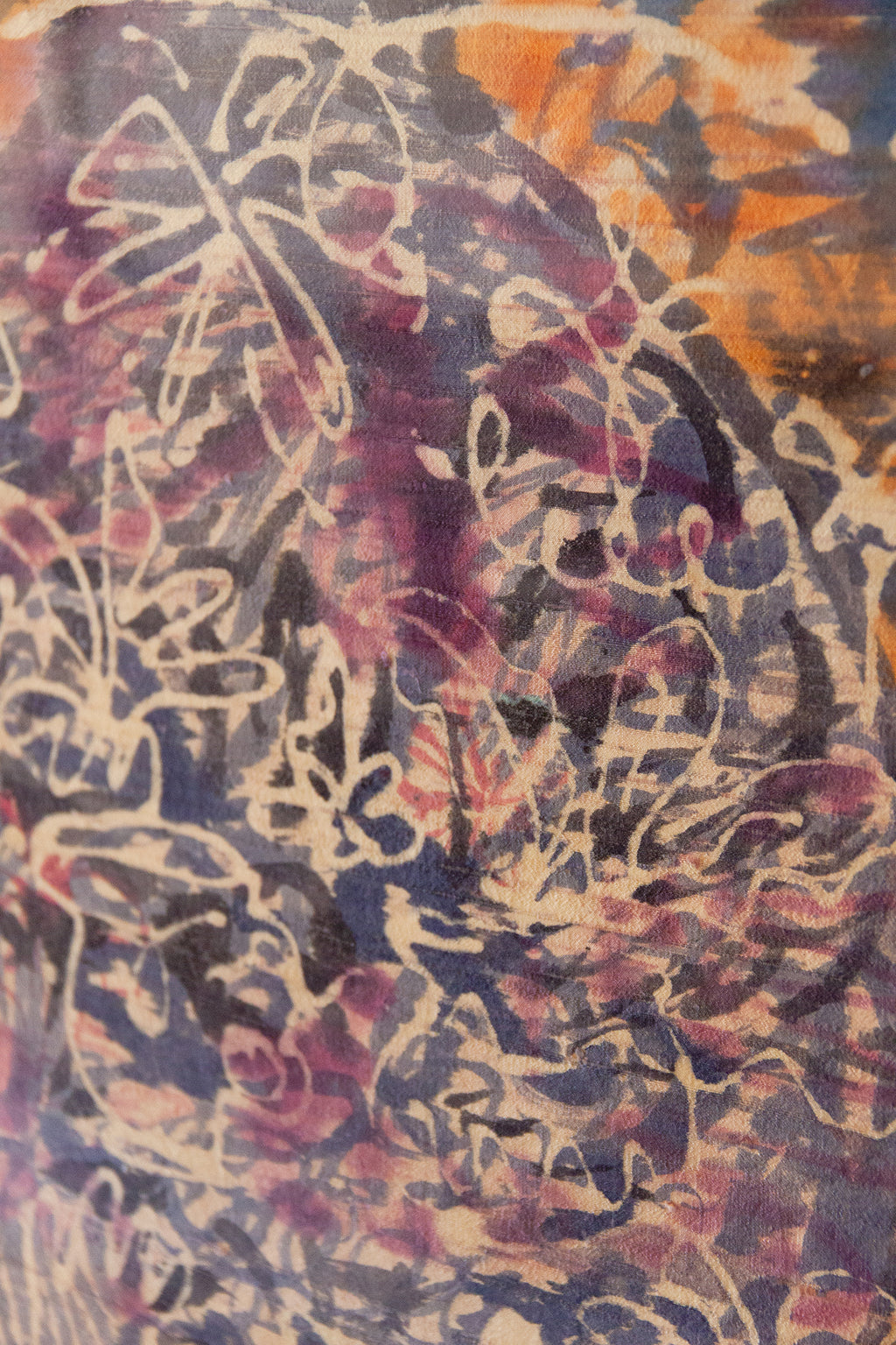 Painting by Padma Rajendran titled "Blue Vessel" - 5.