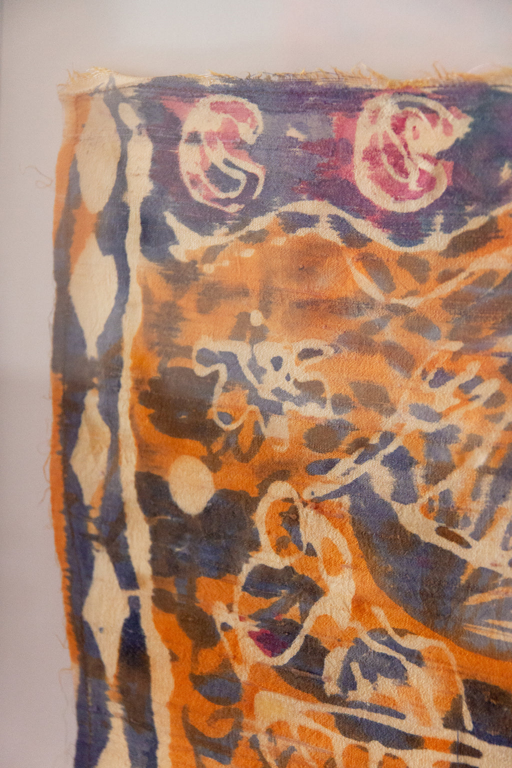 Painting by Padma Rajendran titled "Blue Vessel" - 6.