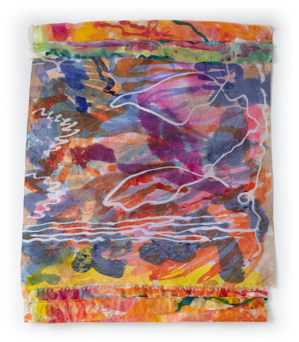 Painting by Padma Rajendran titled "Winding Path" - 2.