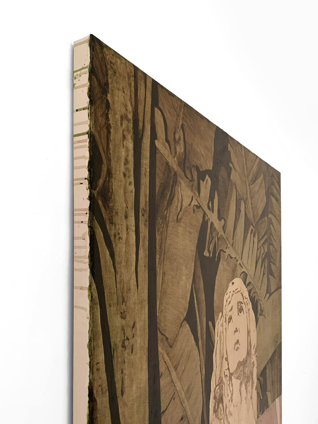 Painting by Pedro Gutierres titled "Carro, mato e santa" - 4.