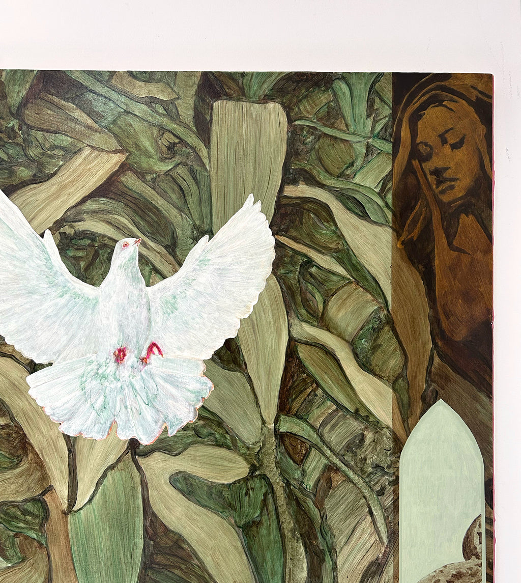 Painting by Pedro Gutierres titled "Escassez e abundância" - 5.