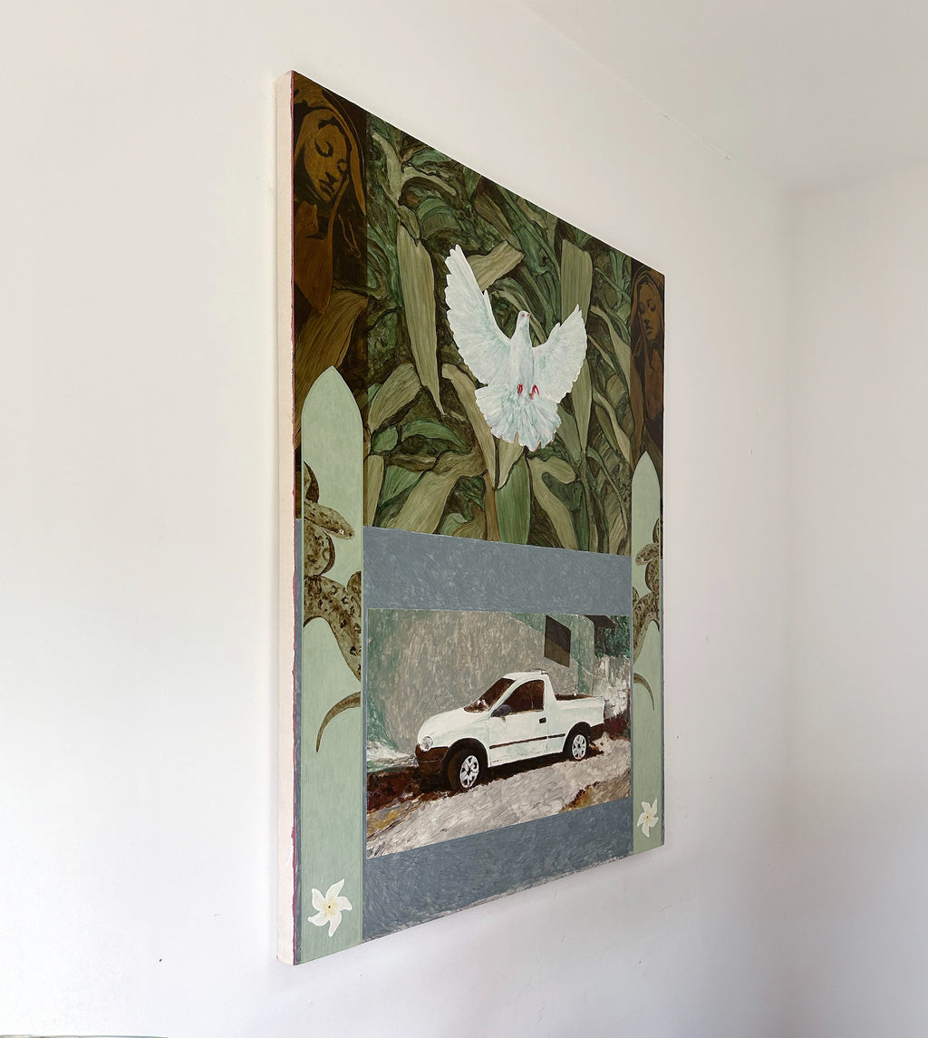 Painting by Pedro Gutierres titled "Escassez e abundância" - 7.