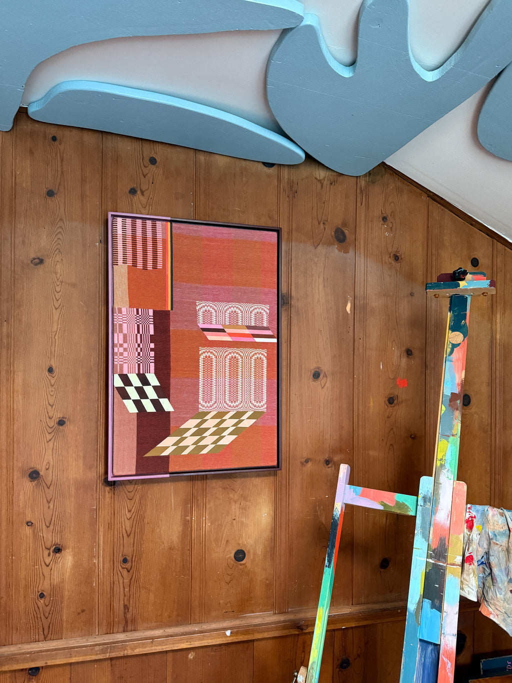 Mixed Media by Sarah Sullivan Sherrod titled "Pavilion" - 7.