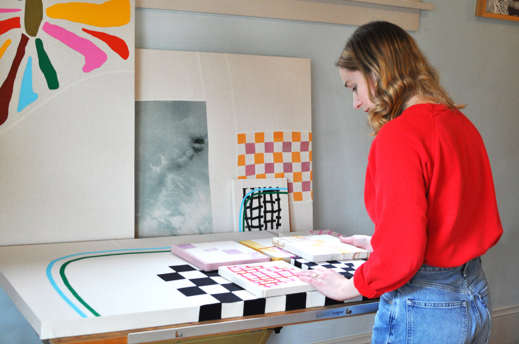 Mixed Media by Anastasia Greer titled "Towels Afloat" - 6.