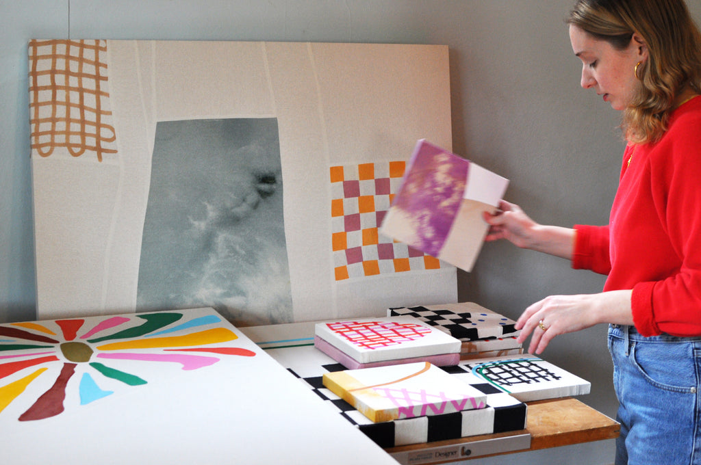 Mixed Media by Anastasia Greer titled "A View From Below" - 3.