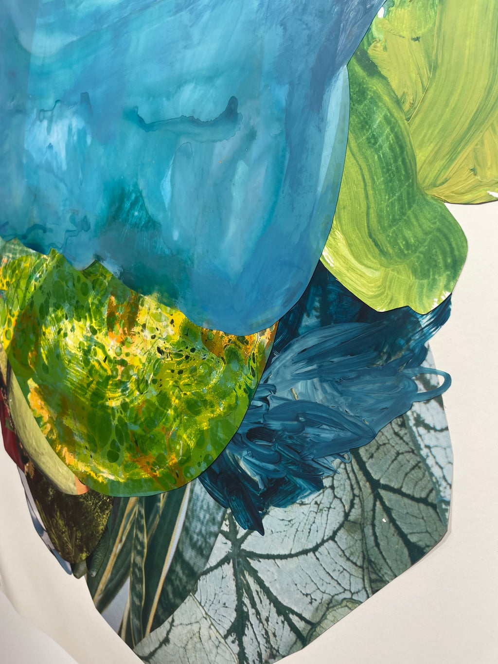 Mixed Media by Xochi Solis titled "Tonight we’ll fall off the world" - 5.