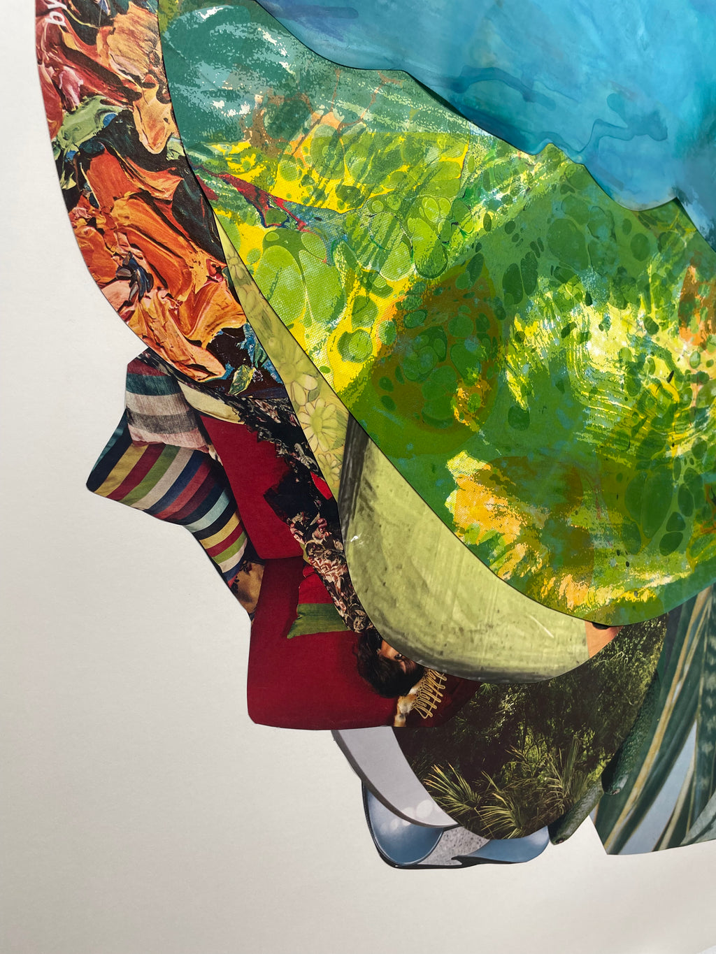 Mixed Media by Xochi Solis titled "Tonight we’ll fall off the world" - 6.