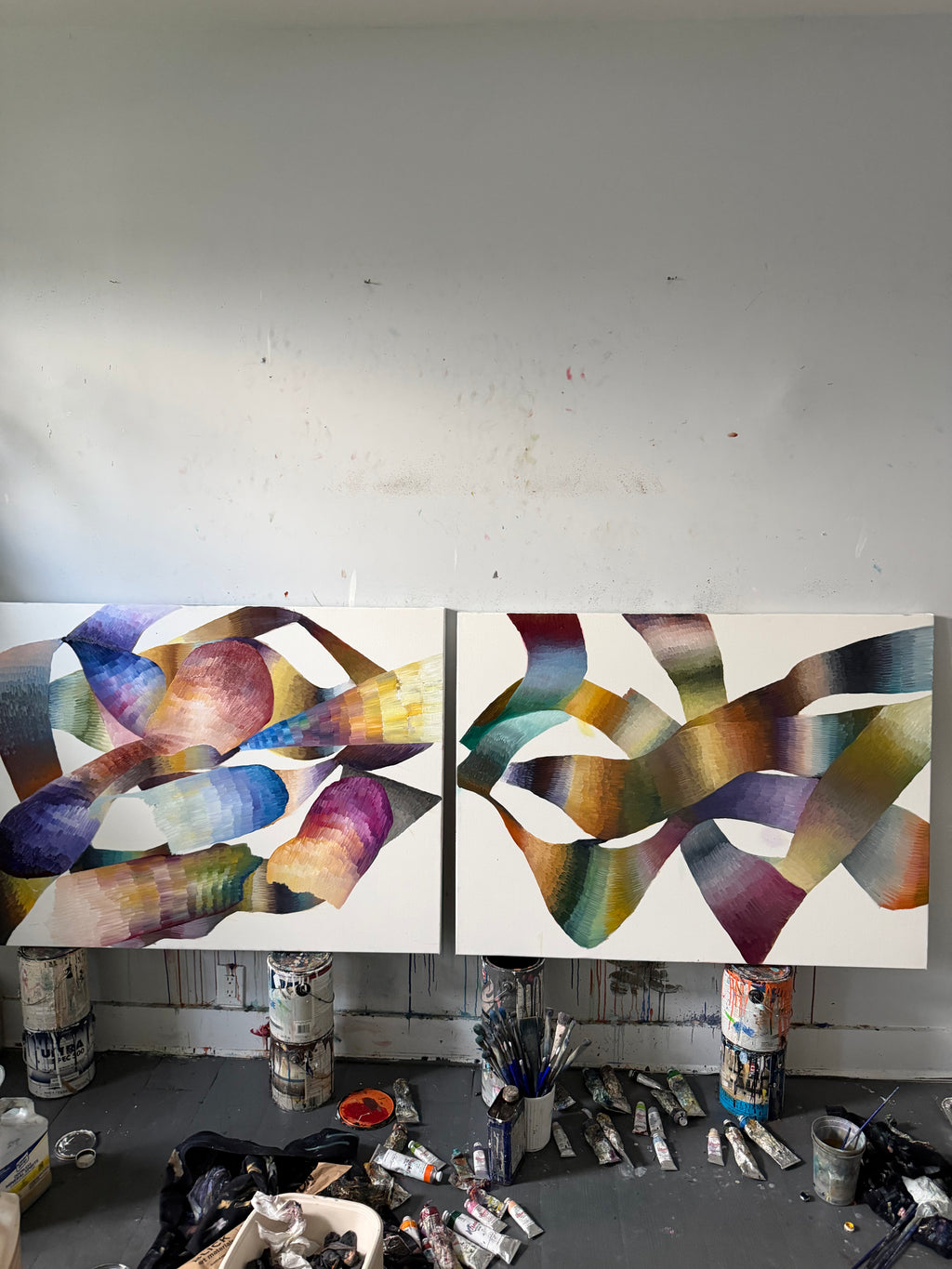 Painting by John Platt titled "No. 1M" - 3.