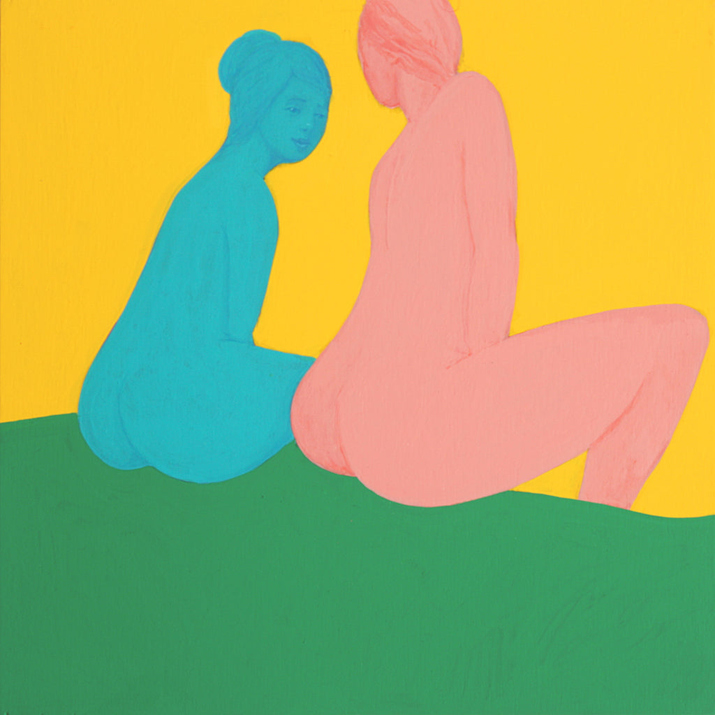 Painting by Piero Passacantando titled "Bather #10" - 2.