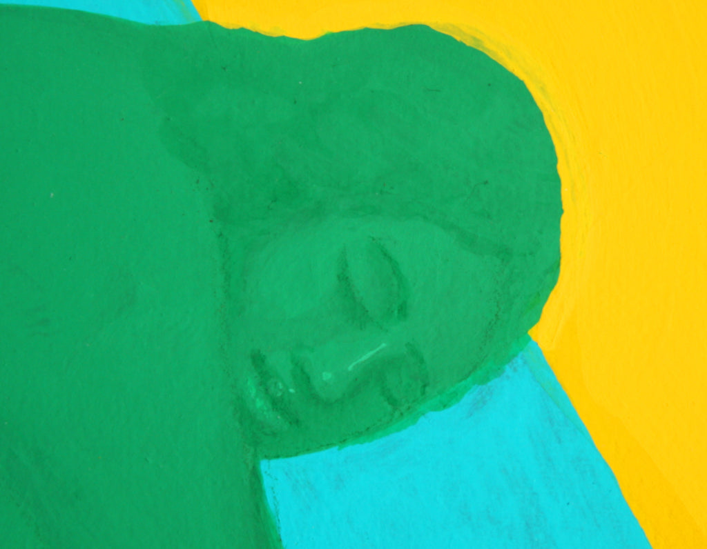 Painting by Piero Passacantando titled "Bather #6" - 3.