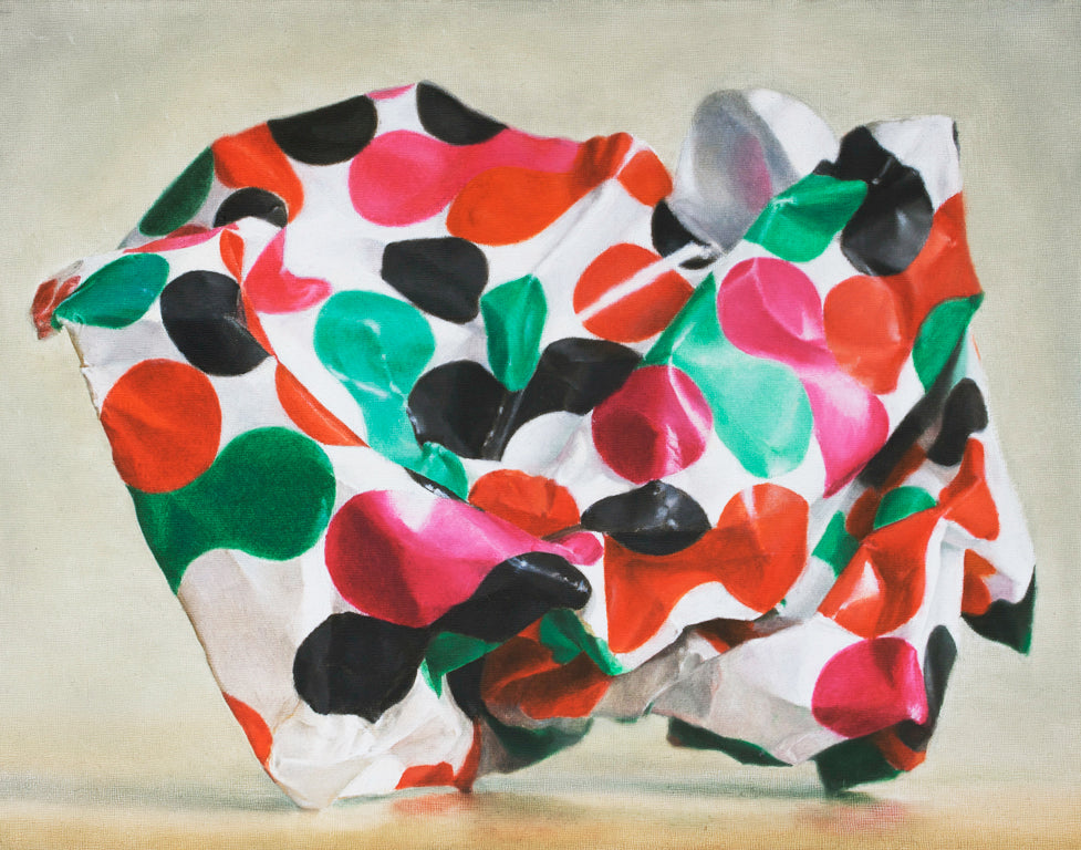 Painting by Piero Passacantando titled "Crumple of RGMBW - Pattern 4" - 2.
