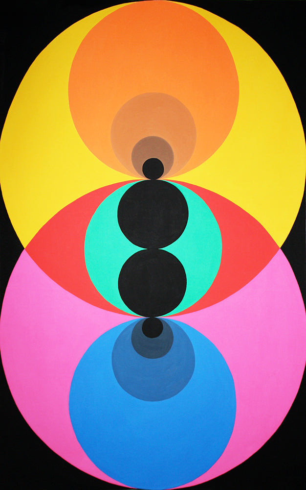 Painting by Piero Passacantando titled "Dual One" - 2.