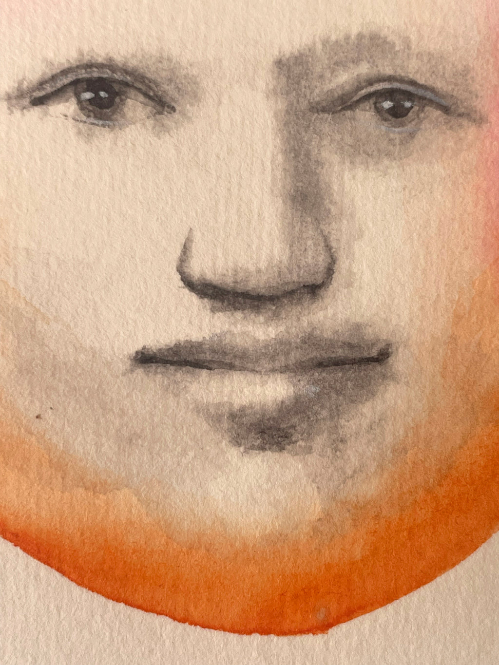 Painting by Piero Passacantando titled "Face 103" - 9.