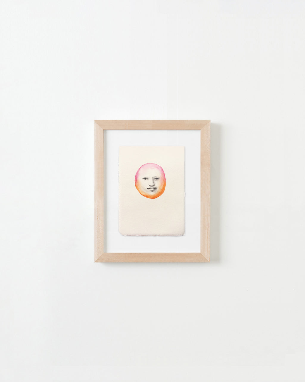 Painting by Piero Passacantando titled "Face 103" - 4.