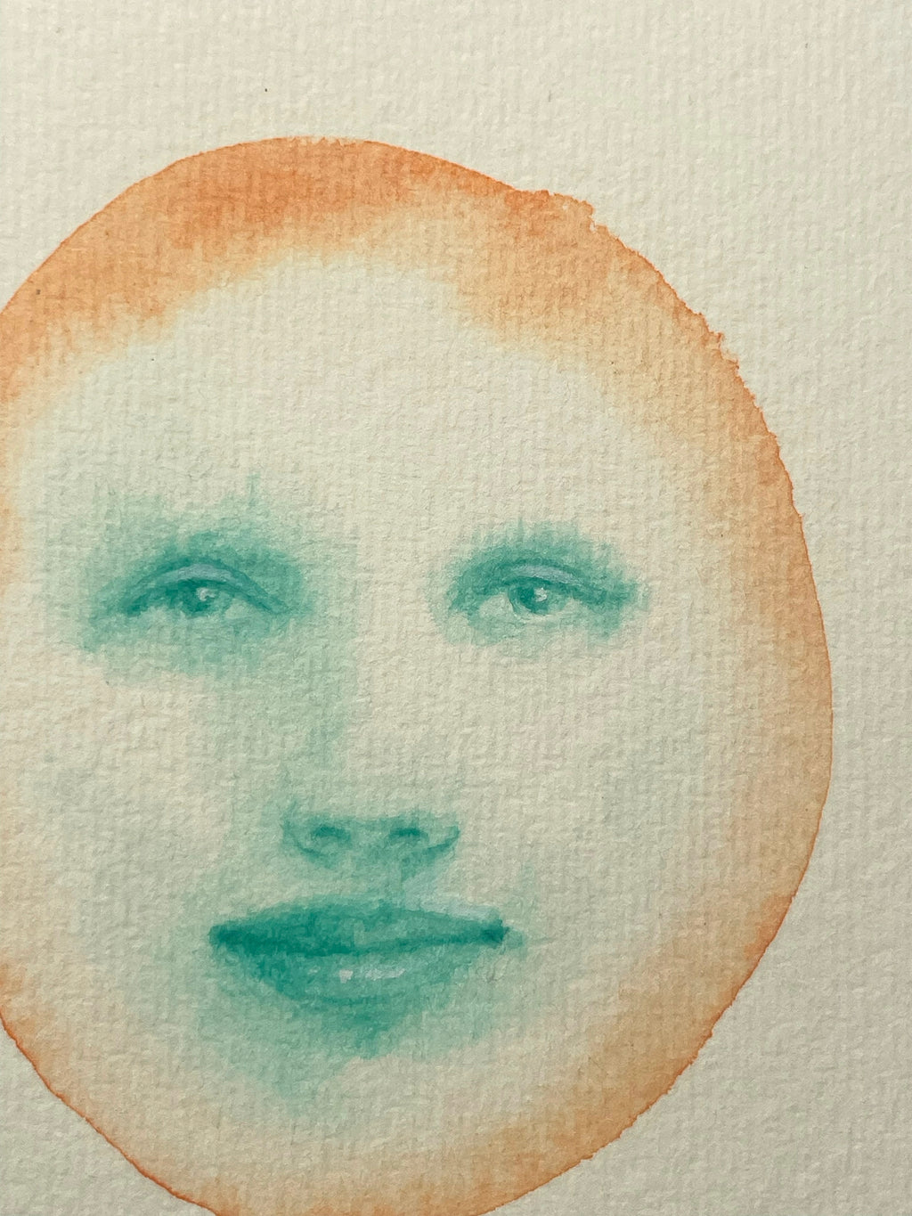 Painting by Piero Passacantando titled "Face 105" - 5.