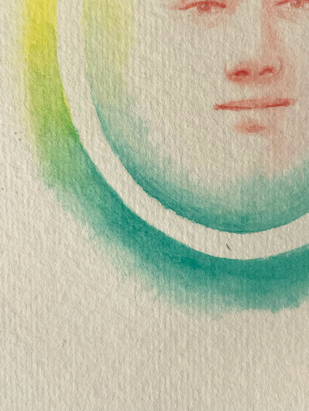 Painting by Piero Passacantando titled "Face 106" - 5.