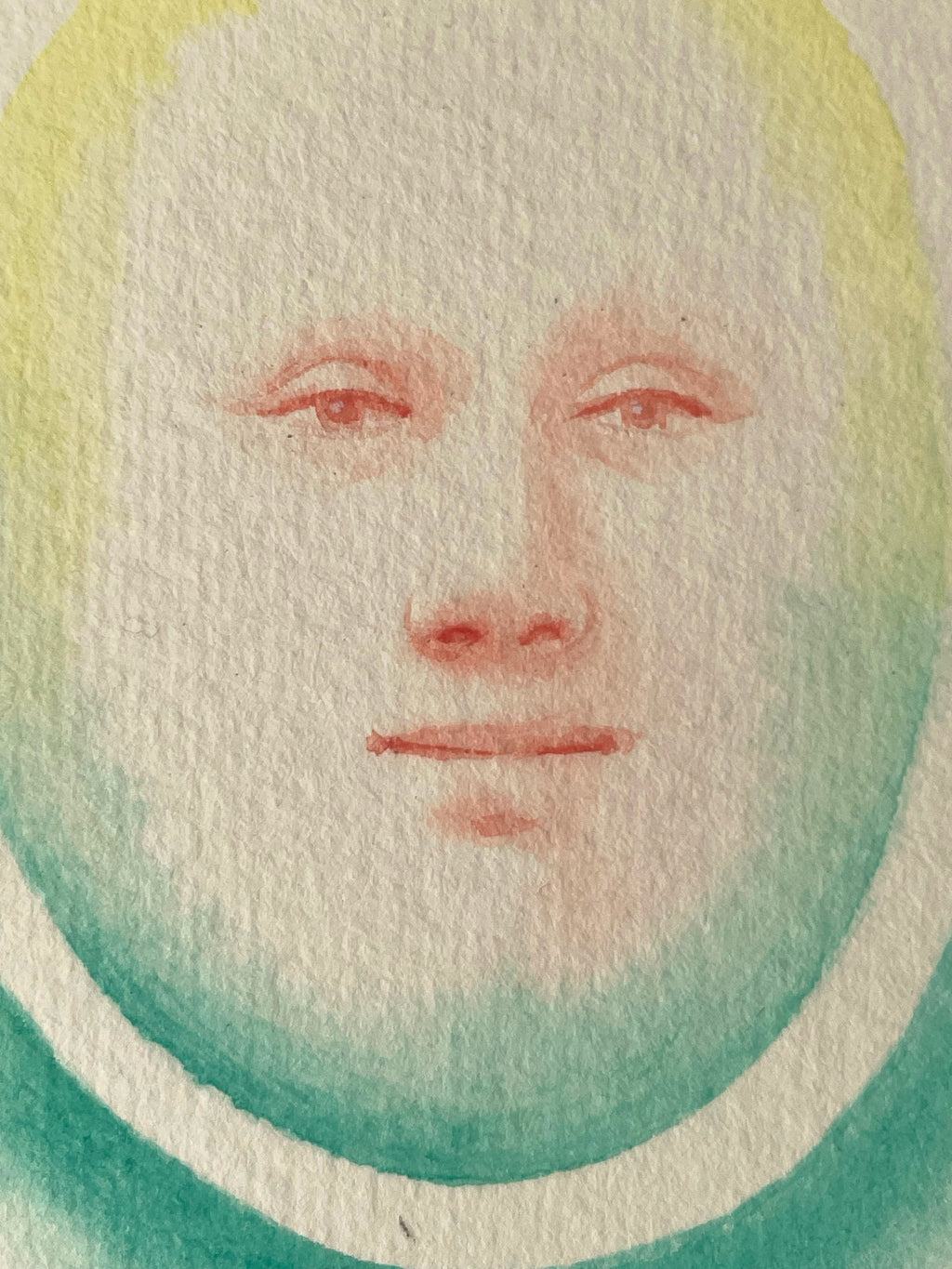 Painting by Piero Passacantando titled "Face 106" - 6.