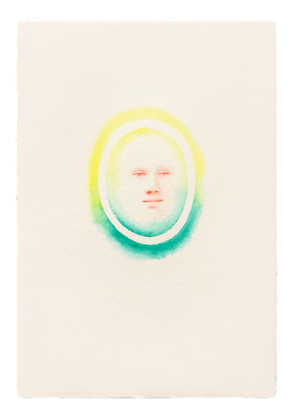 Painting by Piero Passacantando titled "Face 106" - 2.