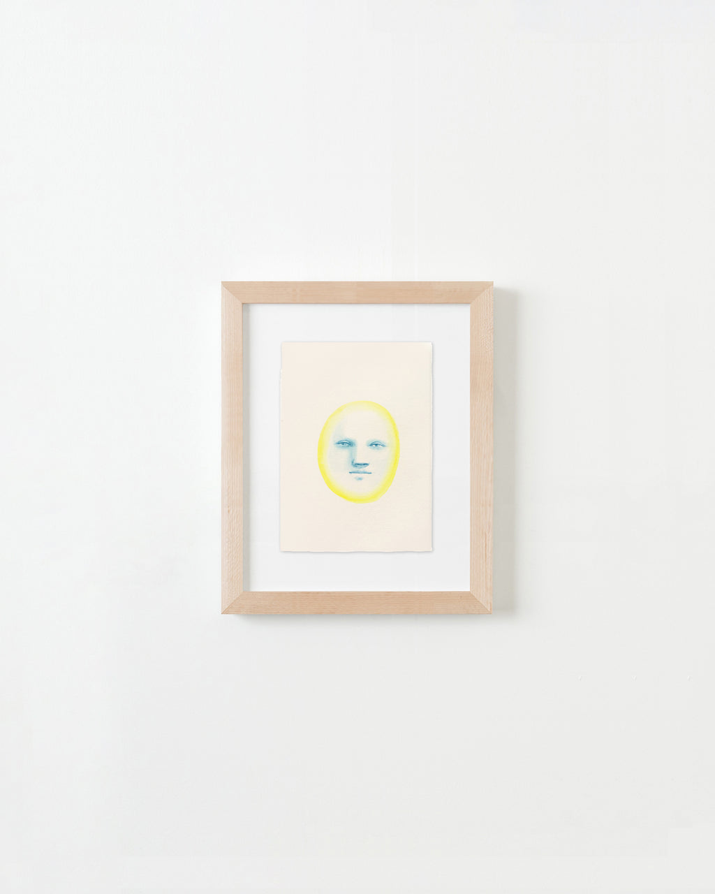 Painting by Piero Passacantando titled "Face 107" - 4.