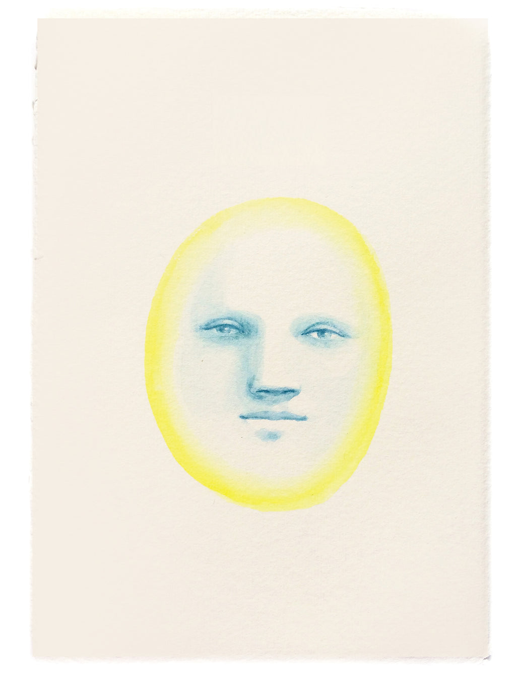 Painting by Piero Passacantando titled "Face 107" - 2.