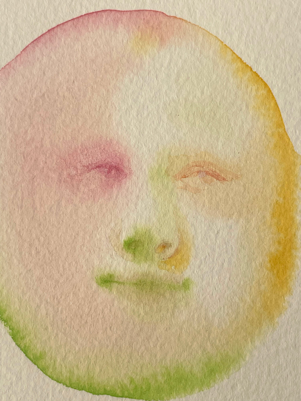 Painting by Piero Passacantando titled "Face 109" - 5.