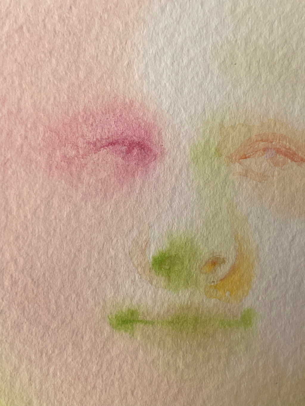 Painting by Piero Passacantando titled "Face 109" - 6.