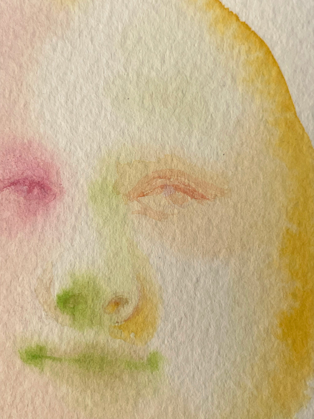 Painting by Piero Passacantando titled "Face 109" - 8.