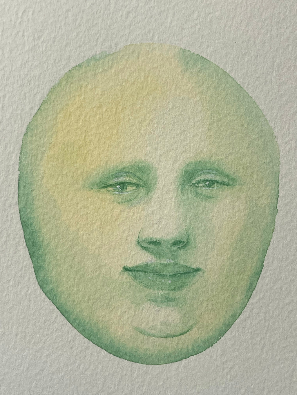 Painting by Piero Passacantando titled "Face 111" - 7.