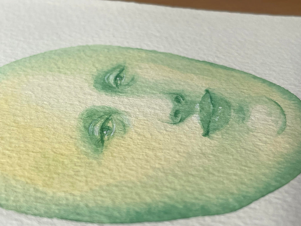 Painting by Piero Passacantando titled "Face 111" - 8.