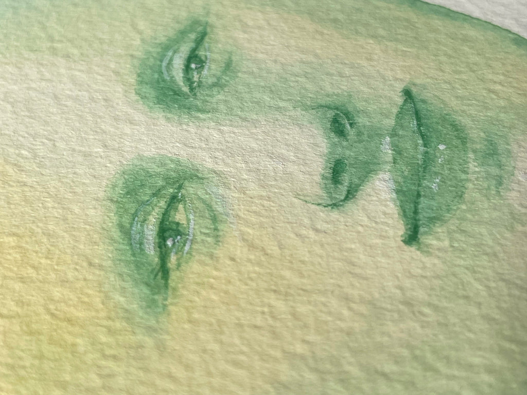 Painting by Piero Passacantando titled "Face 111" - 9.