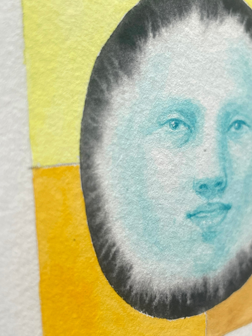 Painting by Piero Passacantando titled "Face 112" - 6.