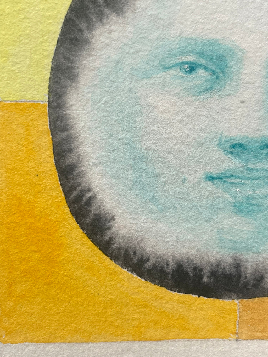Painting by Piero Passacantando titled "Face 112" - 7.