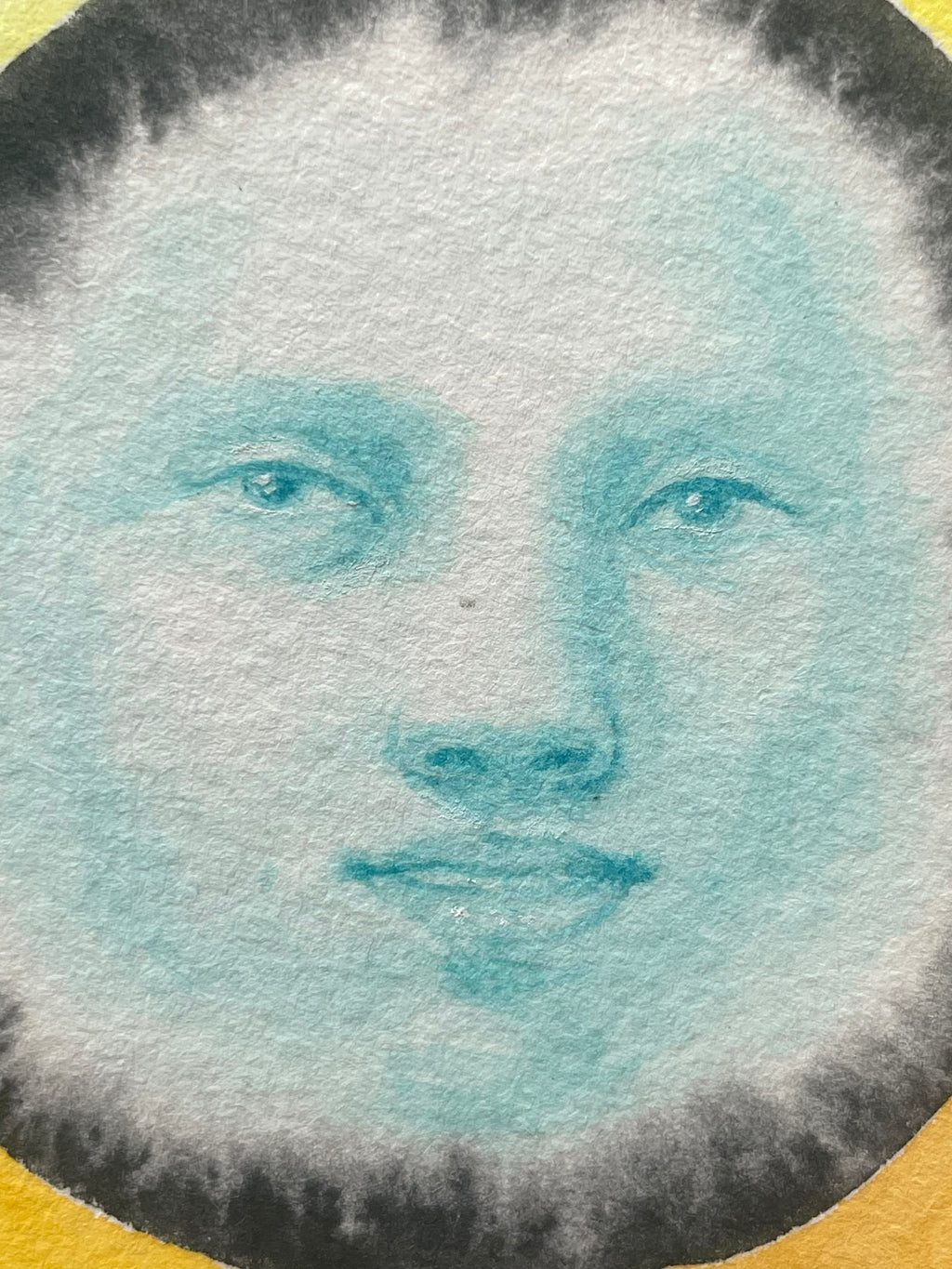Painting by Piero Passacantando titled "Face 112" - 8.
